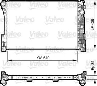 Теплообменник VALEO 735292