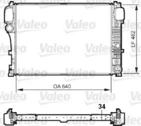 Теплообменник VALEO 735299