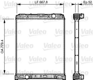 Теплообменник VALEO 735305