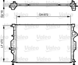 Теплообменник VALEO 735373