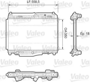 Теплообменник VALEO 735379