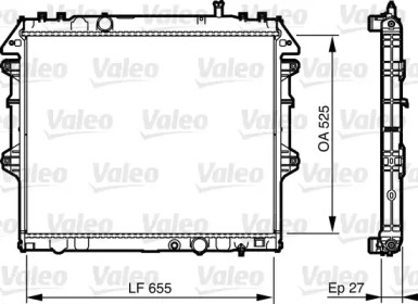 Теплообменник VALEO 735442