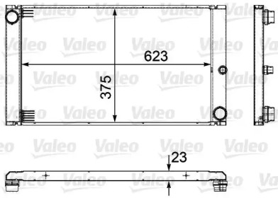 Теплообменник VALEO 735475