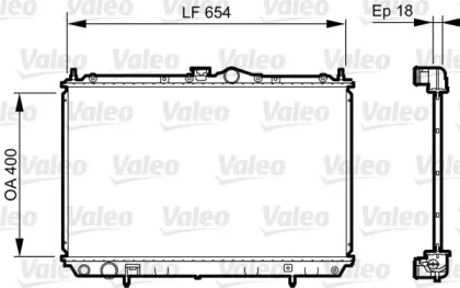 Теплообменник VALEO 735497