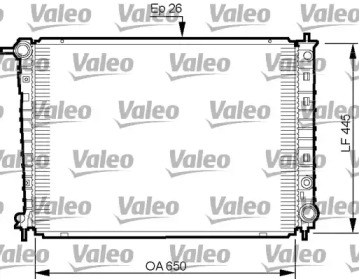 Теплообменник VALEO 735512