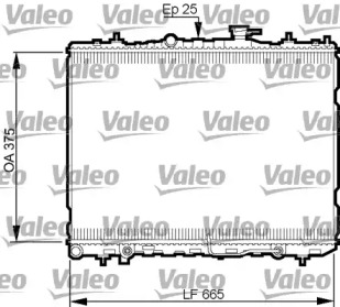 Теплообменник VALEO 735535