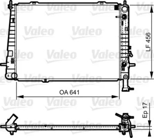 Теплообменник VALEO 735563