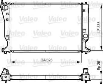 Теплообменник VALEO 735574