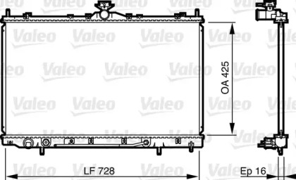 Теплообменник VALEO 735576