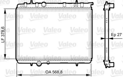 Теплообменник VALEO 735598