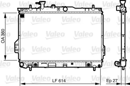 Теплообменник VALEO 735606