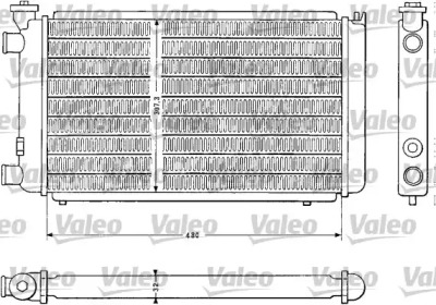 Теплообменник VALEO 810843