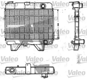 Теплообменник VALEO 810881