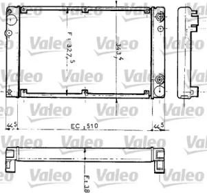 Теплообменник VALEO 810953