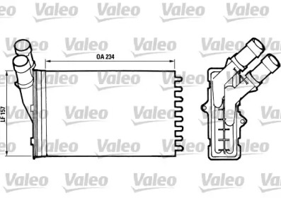 Теплообменник VALEO 812005