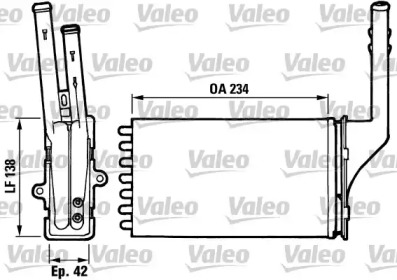 Теплообменник VALEO 812016