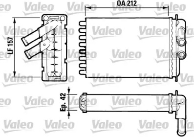 Теплообменник VALEO 812017