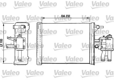 Теплообменник VALEO 812024