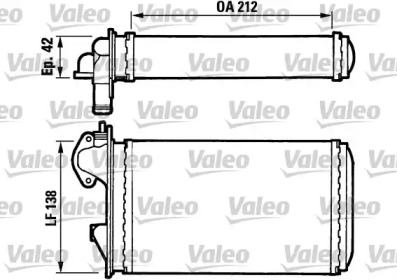 Теплообменник VALEO 812029