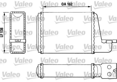 Теплообменник VALEO 812033