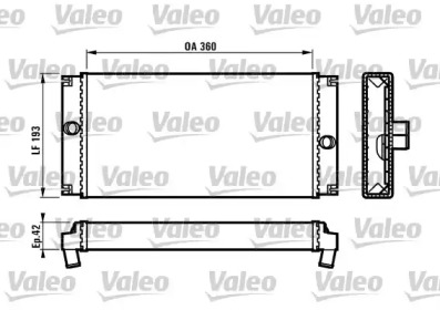 Теплообменник VALEO 812035