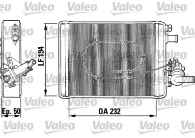 Теплообменник VALEO 812046