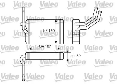 Теплообменник VALEO 812071