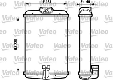 Теплообменник VALEO 812127