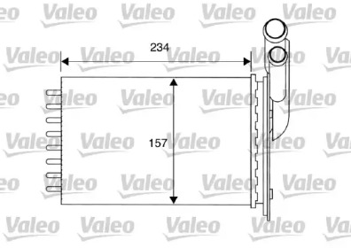 Теплообменник VALEO 812157