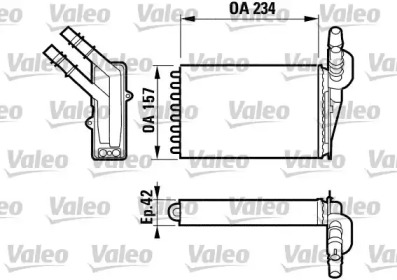 Теплообменник VALEO 812169