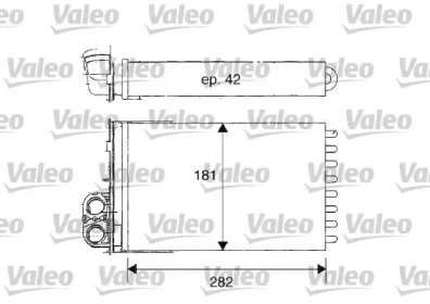 Теплообменник VALEO 812181