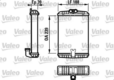 Теплообменник VALEO 812190