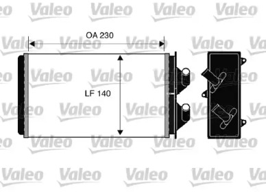 Теплообменник VALEO 812303