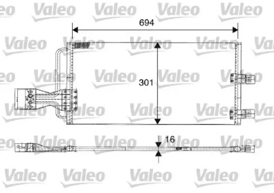 Теплообменник VALEO 816603