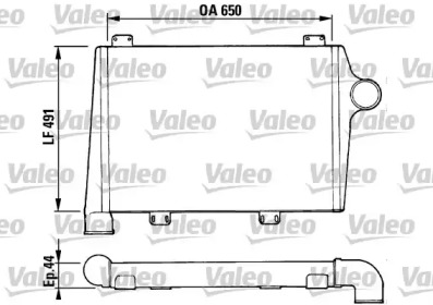 Теплообменник VALEO 816687