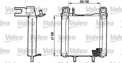 Теплообменник VALEO 816760