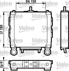 Теплообменник VALEO 816914