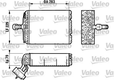 Испаритель VALEO 817080