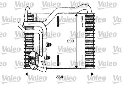 Испаритель VALEO 817087