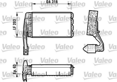 Испаритель VALEO 817107