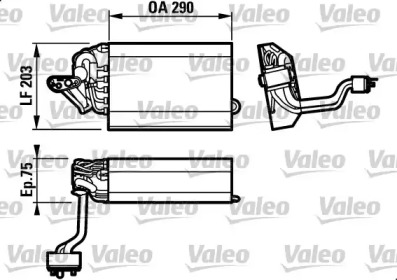 Испаритель VALEO 817433