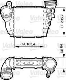 Теплообменник VALEO 817557