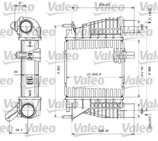 Теплообменник VALEO 817699