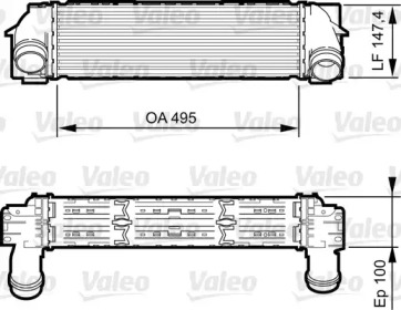 Теплообменник VALEO 818254