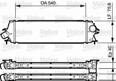 Теплообменник VALEO 818771