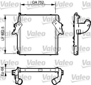 Теплообменник VALEO 818781