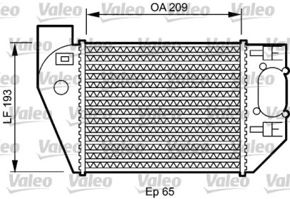 Теплообменник VALEO 818825