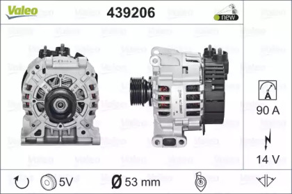 Генератор VALEO 439206