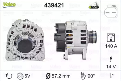 Генератор VALEO 439421