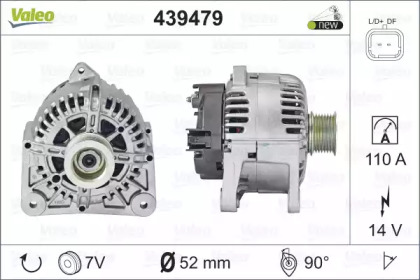 Генератор VALEO 439479